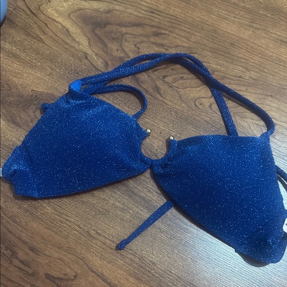Victoria’s secret Blue Glitter Bikini Top - Picture 5 of 6